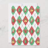 クリスマスゴルフパーティの招待状 招待状 (裏面)