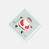 クリスマスゴルフパーティー スタンダードカクテルナプキン (角)