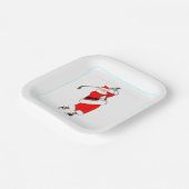 クリスマスゴルフパーティー ペーパープレート (傾斜あり)