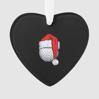 クリスマスゴルフボールサンタTハットスポーツおもしろいクリスマス オーナメント