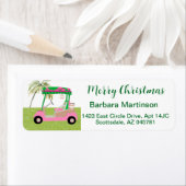 クリスマスゴルフレディテーマ差出人住所 ラベル (インサイチュ)
