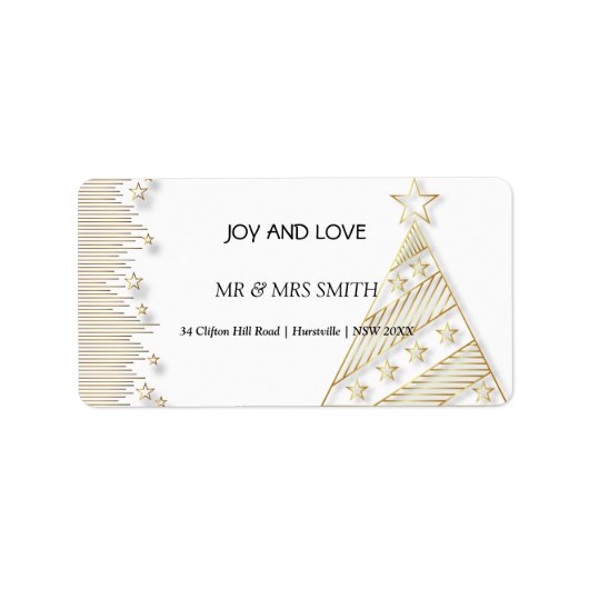 クリスマスゴールデンエレガンス ラベル (正面)