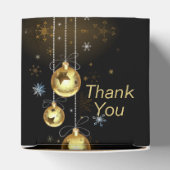 クリスマスゴールデンオーナメントシャイニースターブラック フェイバーボックス (上部)