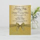 クリスマスゴールデングリッターホリデーズパーティー 招待状 (スタンド正面)