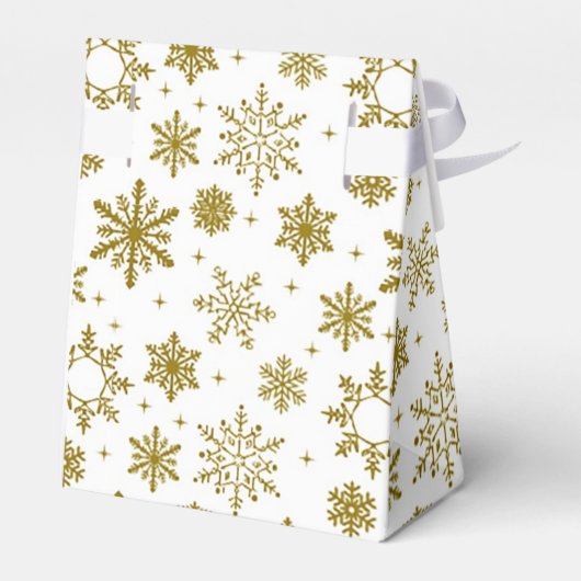 クリスマスゴールデンスノーフレーク フェイバーボックス (裏面サイド)