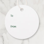 クリスマスゴールデンドゥードルパピードッグ フェイバータグ (裏面)