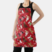 クリスマスゴールデンドルラブラドール エプロン (インサイチュ)