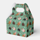 クリスマスゴールデンドール犬 フェイバーボックス (裏面サイド)