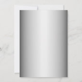 クリスマスゴールデンフラワーズホリデーズパーティの招待状 招待状 (裏面)