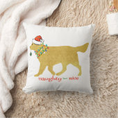 クリスマスゴールデンリトいけなリーバーが素敵 クッション (ブランケット)