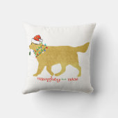 クリスマスゴールデンリトいけなリーバーが素敵 クッション (裏面)