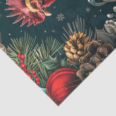 クリスマスゴールデンルースターの切り離し 薄葉紙 (詳細)