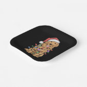 クリスマスゴールデンレトリエバードッグラバーギフトママパパ ペーパープレート (傾斜あり)