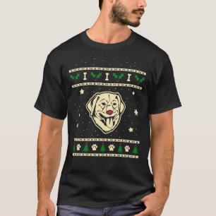 クリスマスゴールデンレトリバードッグギフト Tシャツ