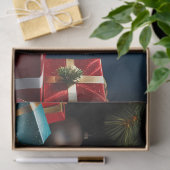 クリスマスゴールデンレトリバーパピー 薄葉紙 (ギフト)