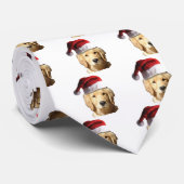 クリスマスゴールデンレトリバー ネクタイ (ロール)