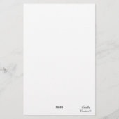 クリスマスゴールデン華美ヴィンテージサンタクロース 便箋 (裏面)