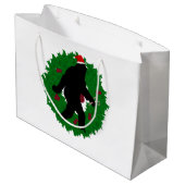 クリスマスゴーンスクアチンリース ラージペーパーバッグ (裏面アングル)