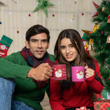 クリスマスサすてきンタクラウスピンクメリーグリーティング