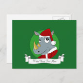 クリスマスサイの漫画 シーズンポストカード (正面/裏面)