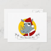 クリスマスサイの漫画 シーズンポストカード (正面/裏面)