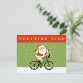 クリスマスサイクリングホリデー ポストカード (スタンド正面)