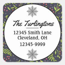 クリスマスサイプレススノーフレークスベリー差出人住所