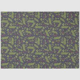 クリスマスサイプレススノーフレークベリー赤い花 薄葉紙