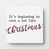 クリスマスサインに似た値段が付き始めた フォトプラーク (正面)