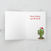 クリスマスサグアロサクタス シーズンカード (内部)