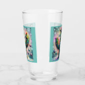 クリスマスサグアーロサボススお洒落スノーフレーク タンブラーグラス (左)