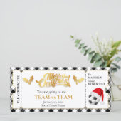 クリスマスサッカーチケット、サプライズギフト券 (スタンド正面)