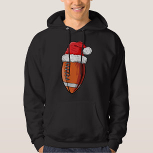 クリスマスサッカーボールサンタおもしろいハットスポーツXma パーカ