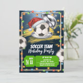 クリスマスサッカー祝日パーティー 招待状 (スタンド正面)