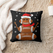 クリスマスサッカー雪だるまキッズサッカークリスマス クッション (ブランケット)