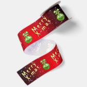 クリスマスサテンリボン サテンリボン (裏面)