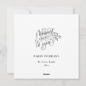 クリスマスサブウェイアート |おもしろい シーズンカード (裏面)