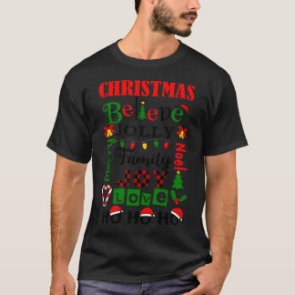 クリスマスサブウェイクラシックタイルのTシャツ Tシャツ