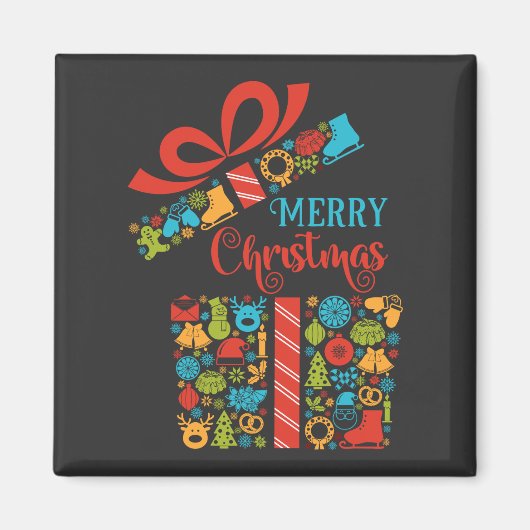 クリスマスサプライズボックス マグネット (正面)