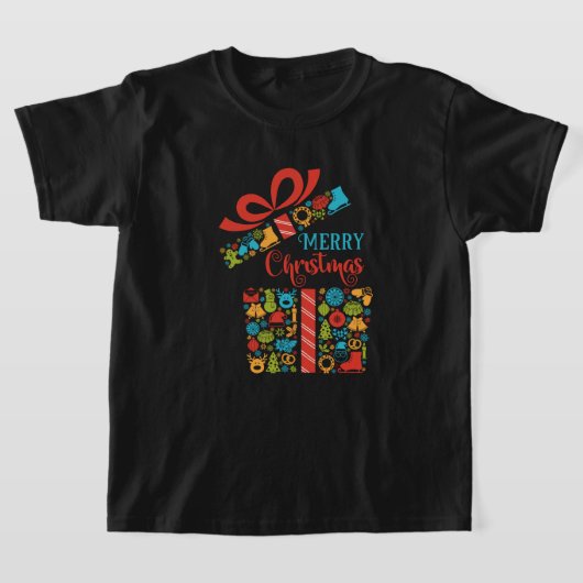 クリスマスサプライズボックス Tシャツ (レイダウン)