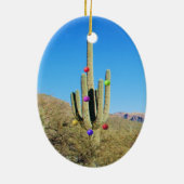 クリスマスサボテンのオーナメント セラミックオーナメント (裏面)