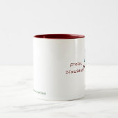 クリスマスサボテンのマグ ツートーンマグカップ (中央)