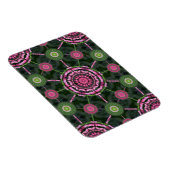 クリスマスサボテンのマンダラアレイクリスマスマグネット マグネット (右側)