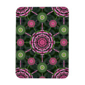 クリスマスサボテンのマンダラアレイクリスマスマグネット マグネット (縦)