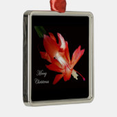 クリスマスサボテンのメリークリスマスのオーナメント メタルオーナメント (右)