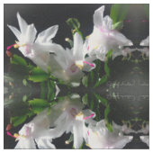 クリスマスサボテンの花 ファブリック (クローズアップ)