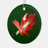 クリスマスサボテンのEpiphyteのオーナメント セラミックオーナメント (左)