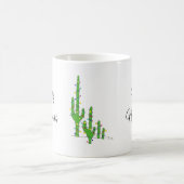 クリスマスサボテン南西部デザートコーヒーマグ コーヒーマグカップ (中央)