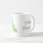 クリスマスサボテン砂漠南西 コーヒーマグカップ (正面右)