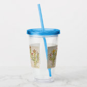 クリスマスサボテン アクリルタンブラー (左)